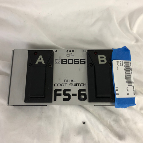 Vist Large View of Product Image Which is Used Boss FS-6 Switch Pedal