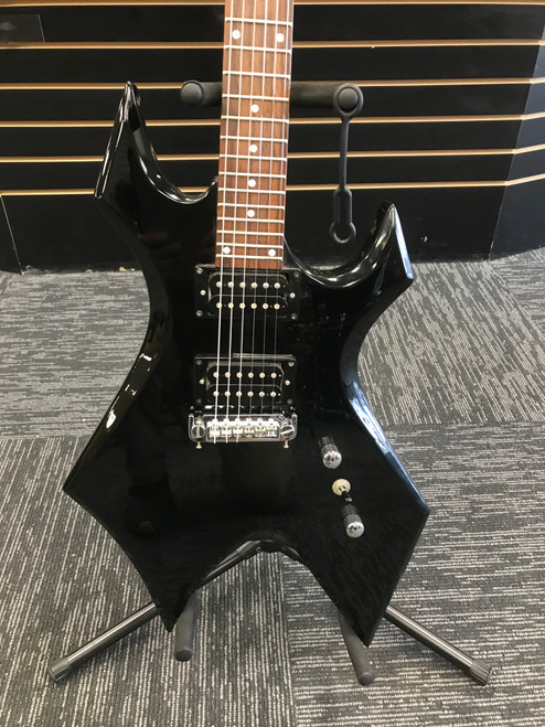 Vist Large View of Product Image Which is Used BC Rich BRONZE SERIES Modern Metal Electric Guitar Black 6-String