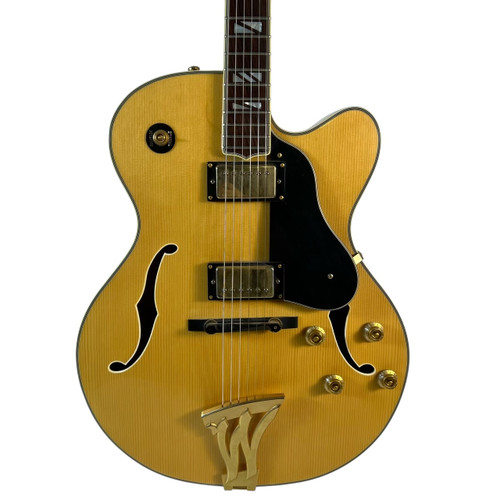 Vist Large View of Product Image Which is Used 1998 Washburn J-6S WITH OHSC Semi-Hollow Electric Guitar Natural