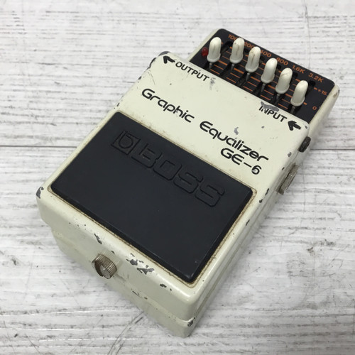 Vist Large View of Product Image Which is Used Boss GE-6 MIJ Graphic Equalizer Vintage EQ Pedal