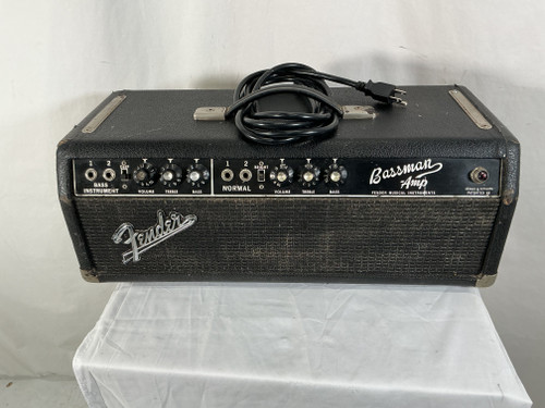 Vist Large View of Product Image Which is Used Fender 1960S BASSMAN Vintage Tube Guitar Head