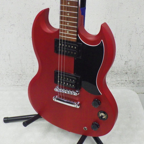 Vist Large View of Product Image Which is Used Epiphone Sg Special Satin E1 Sg Type Electric Guitar Red 6-String