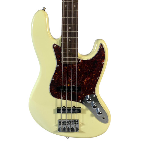 Vist Large View of Product Image Which is New Nashville Guitar Works J Bass Ivory