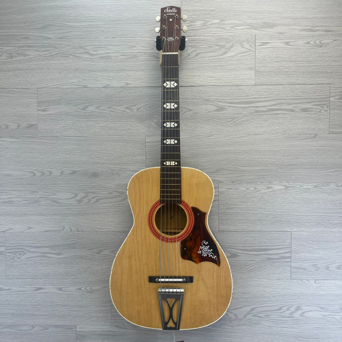 Vist Large View of Product Image Which is Used Stella H928 TOP CRACK Vintage Laminate Top Acoustic Guitar Natural