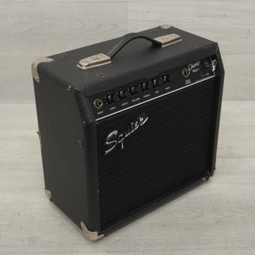 Vist Large View of Product Image Which is Used Squier Champ 15g 1 X 8 Solid State Amplifier
