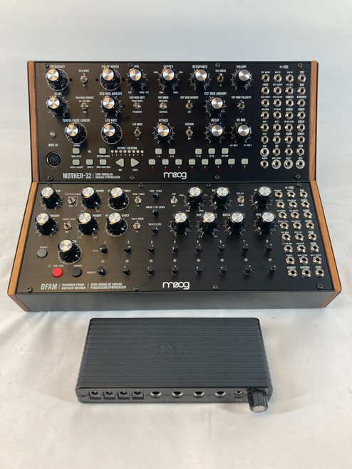 Vist Large View of Product Image Which is Used Moog Sound Studio 1 DFAM/Mother-32 25-Key Modular Synthesizer