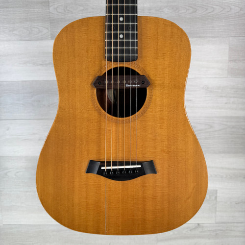 Vist Large View of Product Image Which is Used Taylor 305GB Baby Taylor Acoustic-electric Guitar - Natural - Gig Bag Included - Read Description