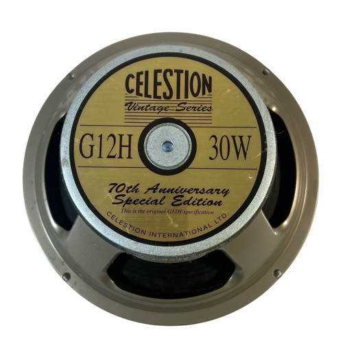 Vist Large View of Product Image Which is Used Celestion G12H 16 OHM 12" 30W 70TH ANNIVERSARY Raw Speaker
