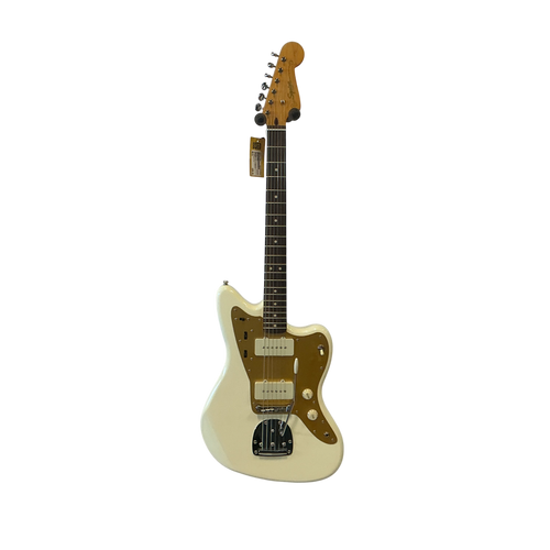Vist Large View of Product Image Which is Used Squier JAZZMASTER J MASCIS Offset Double Cutaway Electric Guitar White 6-String