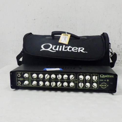 Vist Large View of Product Image Which is Used Quilter Mach 3 Head Solid State Guitar Head