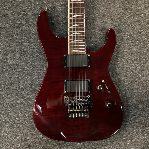 Vist Large View of Product Image Which is Used LTD M-300FM Super S Electric Guitar Red 6-String