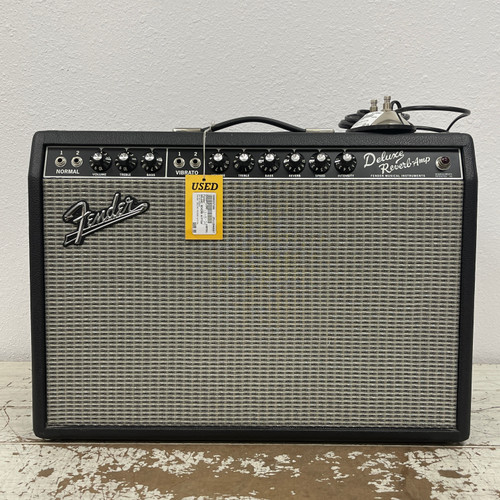 Vist Large View of Product Image Which is Used - Fender DELUXE REVERB W/FTSW 1 x 12 Tube Combo Amplifier
