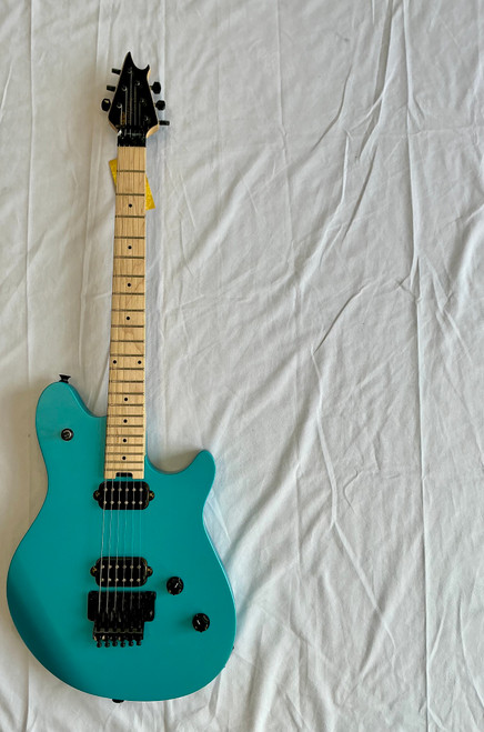 Vist Large View of Product Image Which is Used EVH WOLFGANG STANDARD Modern Metal Electric Guitar Blue 6-String