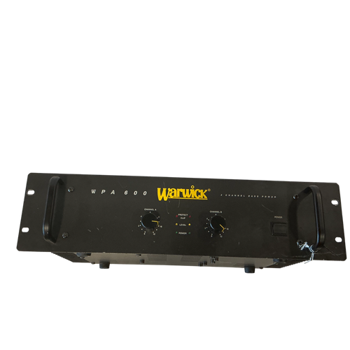 Vist Large View of Product Image Which is Used Warwick WPA 600 BASS POWER AMP Rackmount Bass Amplifier Head