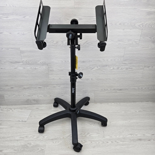 Vist Large View of Product Image Which is Used On Stage ROLLING MIXER STAND Pro Sound Accessory