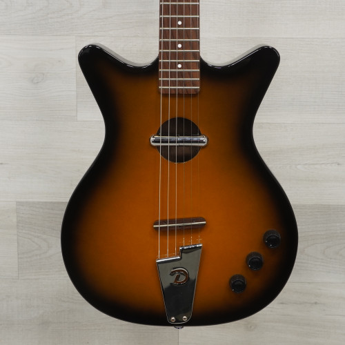 Vist Large View of Product Image Which is Used Danelectro Convertible Electric Guitar Sunburst