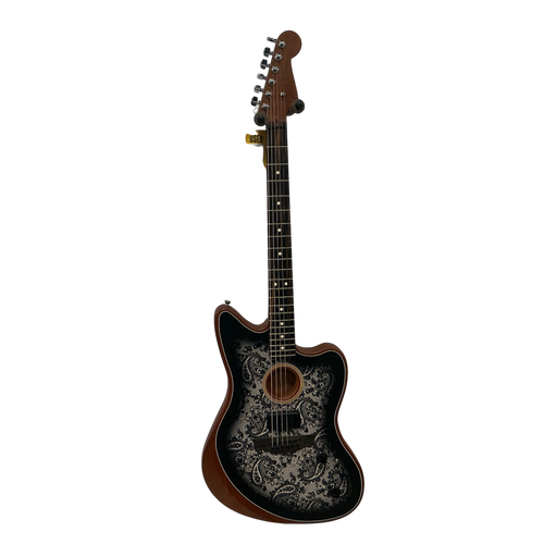 Vist Large View of Product Image Which is Used Fender AMERICAN ACOUSTASONIC JAZZMASTER Laminate Top Acoustic Guitar Custom Graphics