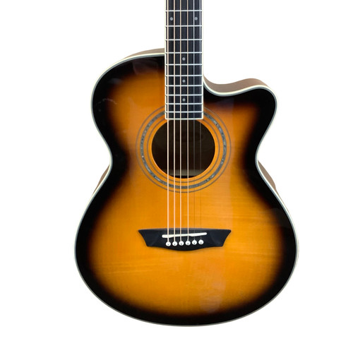 Vist Large View of Product Image Which is Used Washburn EA15 ATB A Acoustic Guitar Tobacco Sunburst