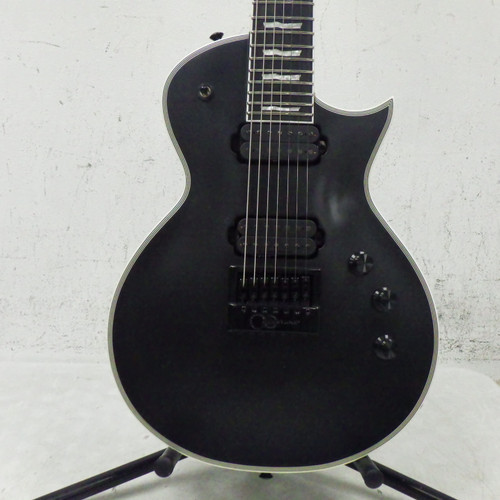 Vist Large View of Product Image Which is Used Esp Eii Eclipse 7 Evertune Lp Type Electric Guitar Black 7-String