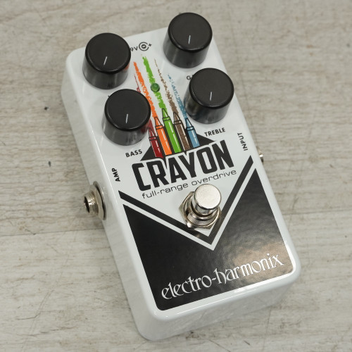 Vist Large View of Product Image Which is Used Electro Harmonix Crayon Overdrive Pedal