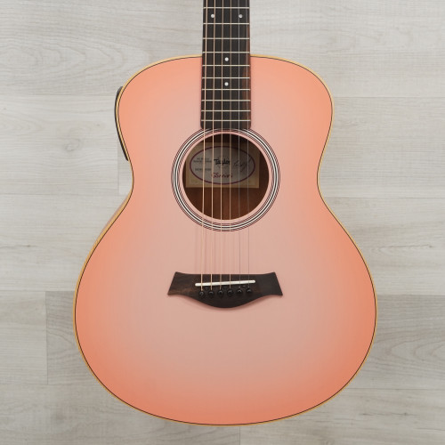 Vist Large View of Product Image Which is Used Taylor Gs Mini-e Solid Top Acoustic Guitar Pink