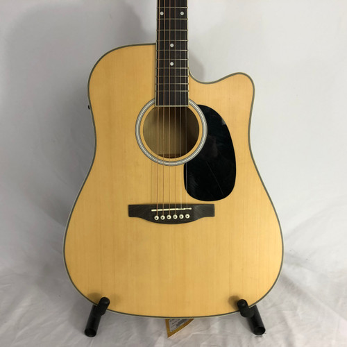 Vist Large View of Product Image Which is Used ACOUSTIC ELECTRIC GUITAR Laminate Top Acoustic Guitar Wood