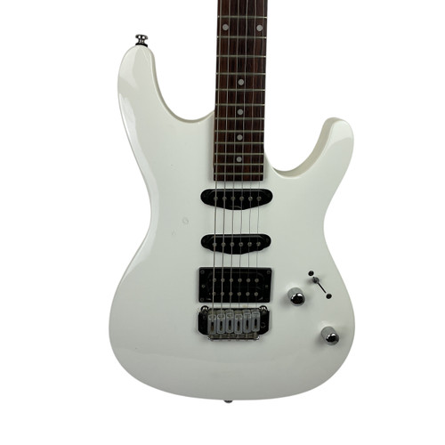 Vist Large View of Product Image Which is Used Ibanez GIO GSA60 S Type Electric Guitar White 6-String