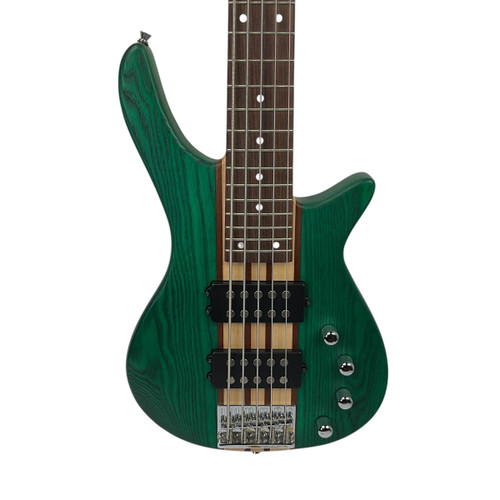 Vist Large View of Product Image Which is Used Hadean VICKERS TR GR Bass Guitar Green 5-String