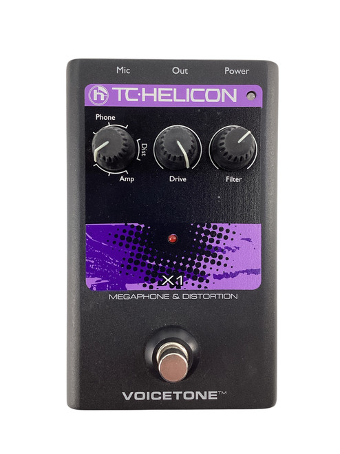 Vist Large View of Product Image Which is Used TC Helicon VOICETONE X1 Megaphone & Distortion Pedal