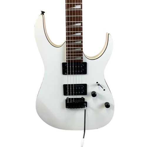 Vist Large View of Product Image Which is Used Ibanez GIO GRG121DX Double Cut Electric Guitar White 6-String