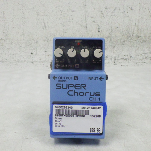 Vist Large View of Product Image Which is Used Boss CH-1 Chorus Pedal