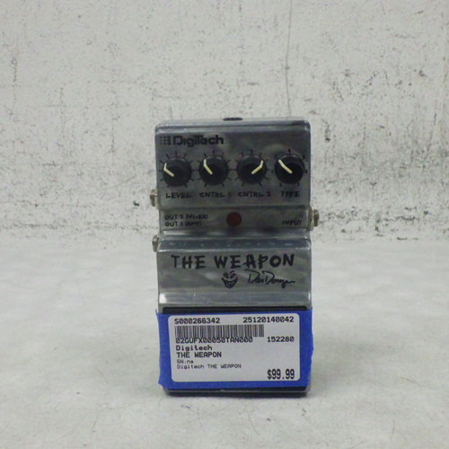 Vist Large View of Product Image Which is Used Digitech the Weapon Distortion Pedal