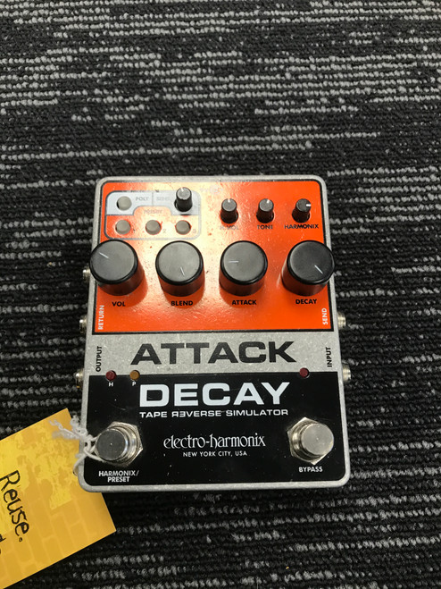 Vist Large View of Product Image Which is Used Electro Harmonix (E/H) ATTACK DECAY Delay Pedal