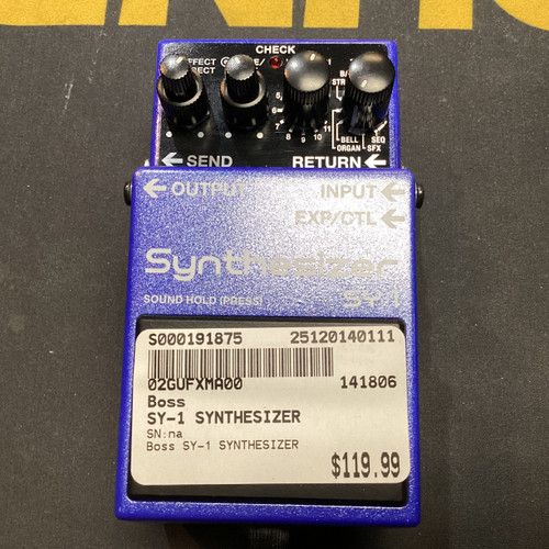 Vist Large View of Product Image Which is Used Boss SY-1 SYNTHESIZER Synthesizer Pedal