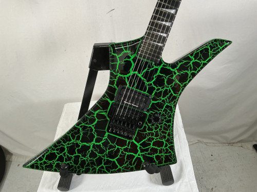 Vist Large View of Product Image Which is Used Jackson PRO SERIES SIGNATURE BRANDON ELLIS KELLY Pointy Electric Guitar Custom Graphics 6-String
