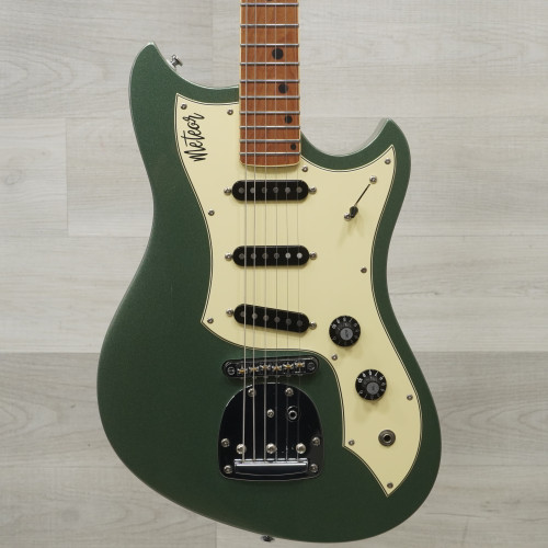 Vist Large View of Product Image Which is Used Cave & Canary Meteor Deluxe Electric Guitar Green