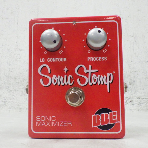 Vist Large View of Product Image Which is Used Bbe Sonic Stomp Sonic Maximizer Guitar Effects Pedal