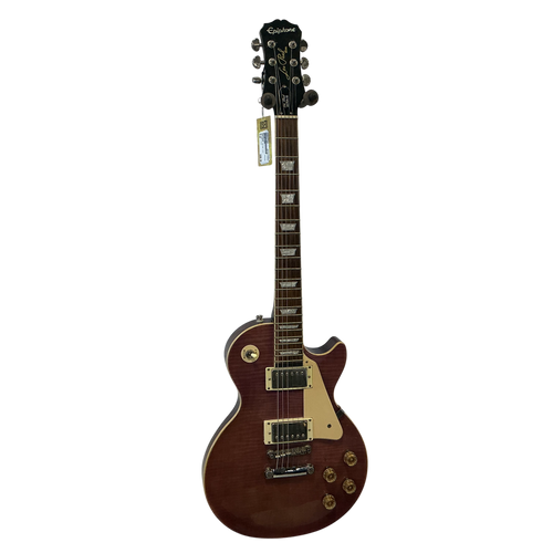 Vist Large View of Product Image Which is Used Epiphone LES PAUL ULTRA III LP Type Electric Guitar Pink 6-String