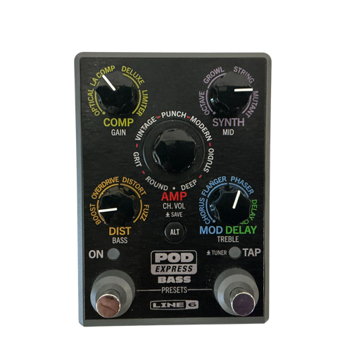 Vist Large View of Product Image Which is Used Line 6 POD EXPRESS BASS Multi-FX Pedal