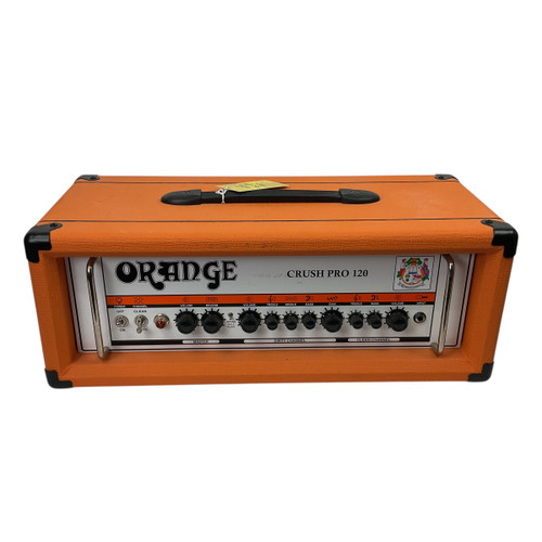 Vist Large View of Product Image Which is Used Orange CRUSH PRO 120 Solid State Guitar Head