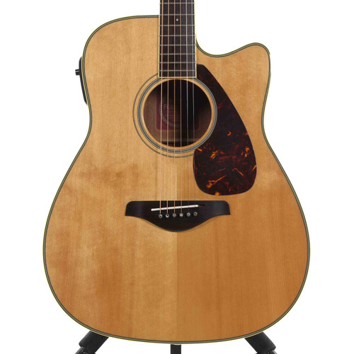 Vist Large View of Product Image Which is Used Yamaha FGX720SCA Laminate Top Acoustic Guitar Natural