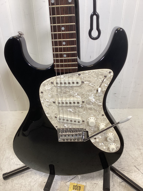 Vist Large View of Product Image Which is Used Danelectro DANOBLASTER Electric Guitar Black 6-String