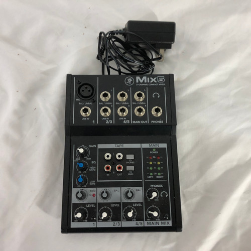 Vist Large View of Product Image Which is Used Mackie MIX5 Compact Mixer