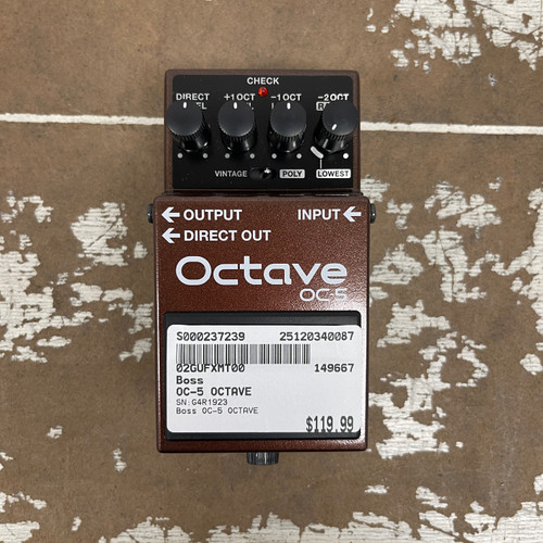 Vist Large View of Product Image Which is Used - Boss OC-5 OCTAVE - Octave Pedal