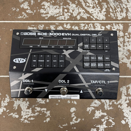 Vist Large View of Product Image Which is Used - Boss SDE-3000 EVH DUAL DIGITAL DELAY - Delay Pedal