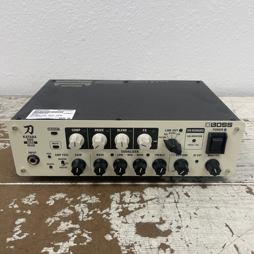 Vist Large View of Product Image Which is Used - Boss KATANA-500 BASS HEAD Bass Amplifier Head