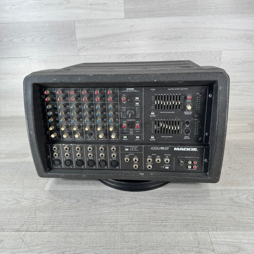 Vist Large View of Product Image Which is Used Mackie 406M FR Series Powered Mixer - Poor Condition - See Photos