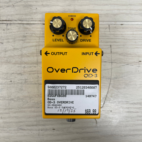 Vist Large View of Product Image Which is Used - Boss OD-3 OVERDRIVE - Overdrive Pedal