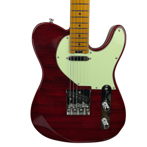 Vist Large View of Product Image Which is Used EART CORSAIR NK-C1 T Type Electric Guitar Red 6-String