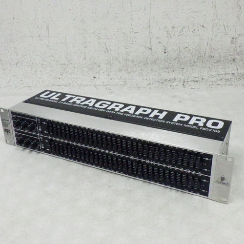 Vist Large View of Product Image Which is Used Behringer Fbq3102 Ultragraph Pro Stereo Eq Rackmount Recording Device